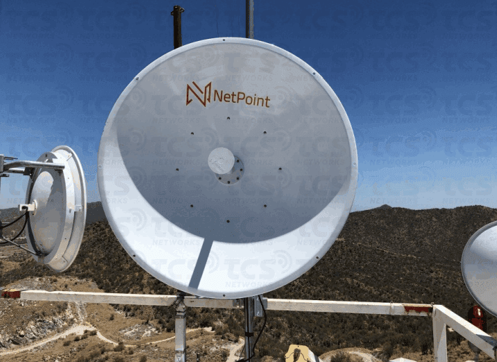Enlace 95 km · Throughput ~1 Gb (NPTR3 + B5C)