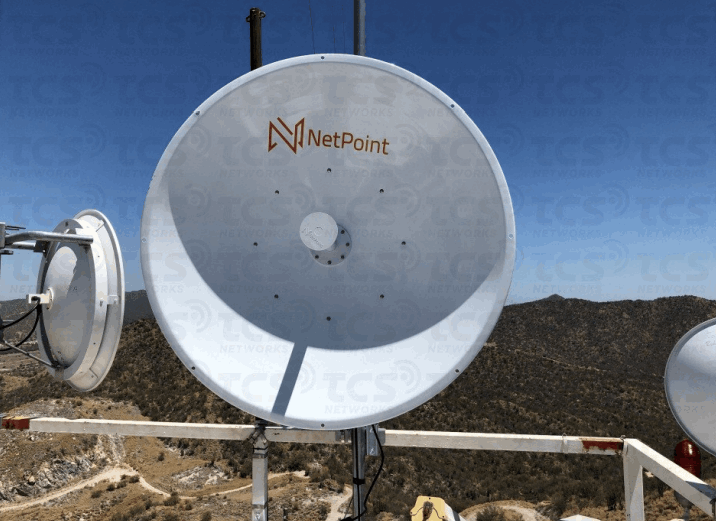 Enlace 95 km · Throughput ~1 Gb (NPTR3 + B5C) — captura 1