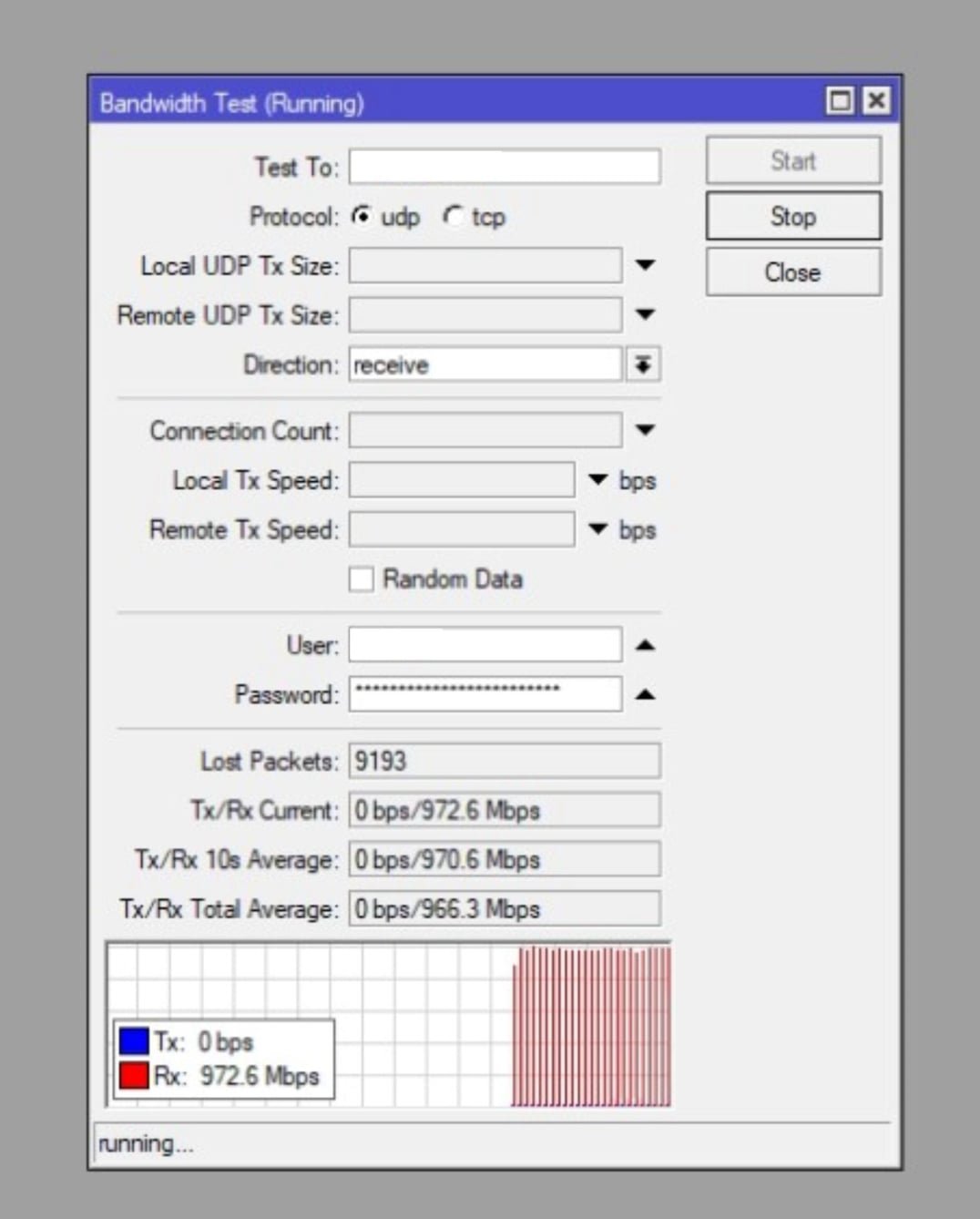 NP6 silenciando ruido 7 GHz · 27.7 km — captura 5