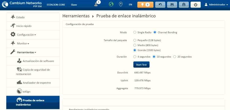 PTP550C + NP1 · Villavicencio, Colombia — captura 5